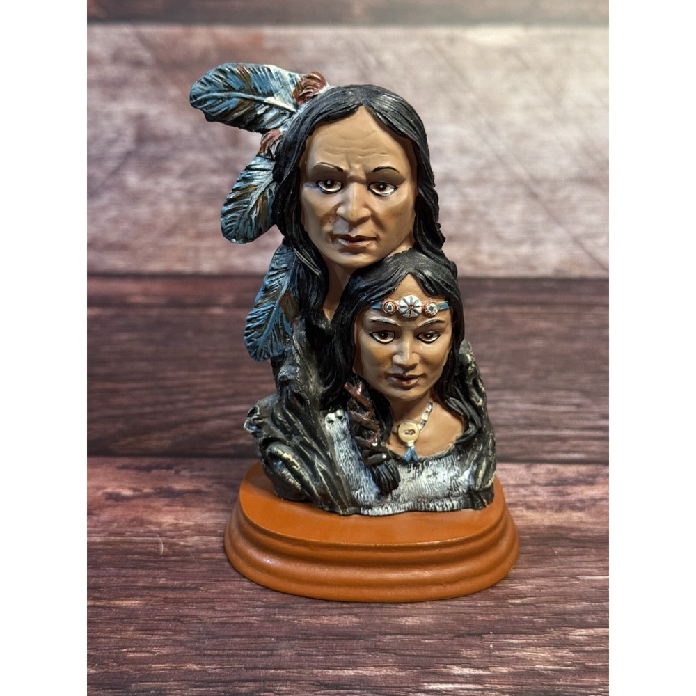 Native American Head Statue, Ks Collection